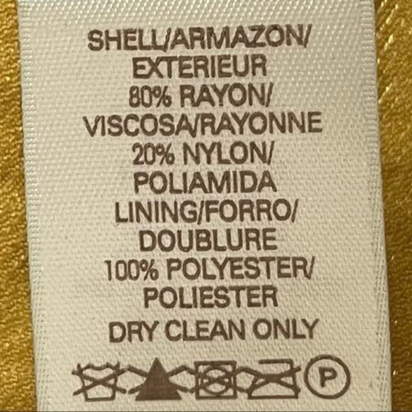 JH Collectibles Metallic Gold Party Event Date Night Jacket NWOT Size L - Picture 11 of 13